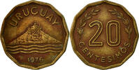 Uruguay 20 Centesimos Münze, Santiago, SS, Aluminum-Bronze, KM:67 -