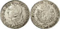 Frankreich Ecu Münze, Louis XV, Écu de Béarn au bandeau, Pau, S+ -