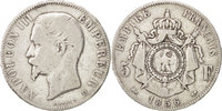Frankreich 5 Francs Münze, Napoleon III, Napoléon III, Lyon, S -