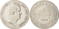 Frankreich 5 Francs Münze, Louis-Philippe, Lille, S+, Silber -