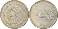 Mexiko 5 Pesos Münze, Mexico City, SS, Copper-nickel, KM:485 -