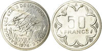 Zentralafrikanische Staaten 50 Francs Münze, Paris, ESSAI, STGL -