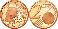 Frankreich 2 Euro Cent BE, STGL, Copper Plated Steel, KM:1283 -
