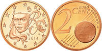 Frankreich 2 Euro Cent BE, STGL, Copper Plated Steel, KM:1283 -