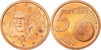 Frankreich 5 Euro Cent BE, STGL, Copper Plated Steel, KM:1284 -