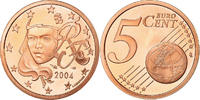 Frankreich 5 Euro Cent BE, STGL, Copper Plated Steel, KM:1284 -