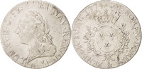 Frankreich Ecu Münze, Louis XV, Écu à la vieille tête, Aix, S+ -