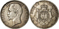 Frankreich 5 Francs Münze, Napoleon III, Napoléon III, Paris, S+ -
