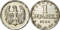 Deutschland, Weimarer Republik Mark Münze, Berlin, SS, Silber, KM:42 -