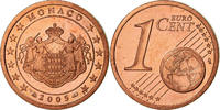 Monaco Euro Cent BE, STGL, Copper Plated Steel, Gadoury:MC172, KM:167 -