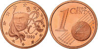 Frankreich Euro Cent BE, STGL, Copper Plated Steel, KM:1282 -