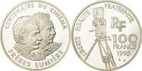 Frankreich 100 Francs Münze, BE, STGL, Silber, KM:1072, Gadoury:C102 -