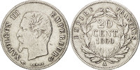 Frankreich 20 Centimes Münze, Napoleon III, Napoléon III, Paris, SS -