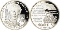 Frankreich 100 Francs Münze, BE, STGL, Silber, KM:1039, Gadoury:C73 -