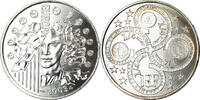 Frankreich 1/4 Euro 2003 Paris BU, STGL, Silber, KM:1991