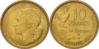 Frankreich 10 Francs Münze, Guiraud, Beaumont le Roger, VZ+ -