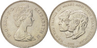 Großbritannien 25 New Pence Münze, Elizabeth II, VZ+, Copper-nickel -