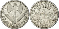 Frankreich Franc Münze, Bazor, Beaumont-le-Roger,S+, Aluminium, KM:902.2 -