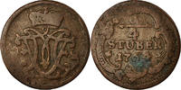 Deutsch Staaten 1/4 St Münze, COLOGNE, Maximilian Friedrich, S, Kupfer -