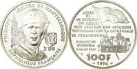 Frankreich 100 Francs Münze, Général Leclerc, BE, STGL, Silber -