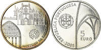 Portugal 5 Euro VZ, Silber, KM:761 -