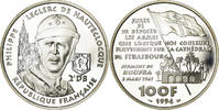 Frankreich 100 Francs Münze, Général Leclerc, BE, STGL, Silber -