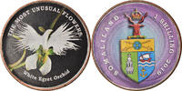Somaliland Shilling Münze, Fleurs - Orchidée Colombe, UNZ, Stainless -