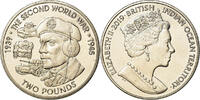 British Indian Ocean 2 Pounds Münze, 2ème guerre mondiale - -