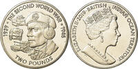 British Indian Ocean 2 Pounds Münze, 2ème guerre mondiale - -