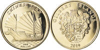 Großbritannien Dollar Münze, Gilbert Islands - Jonque chinoise, UNZ -