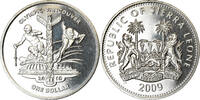 Sierra Leone Dollar Münze, British Royal Mint, Jeux olympiques d'hiver -