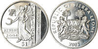 Sierra Leone Dollar Münze, British Royal Mint, Jeux Olympiques -