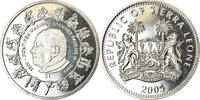 Sierra Leone Dollar Münze, British Royal Mint, Pape Jean Paul II, UNZ -