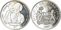 Sierra Leone Dollar Münze, British Royal Mint, Diana, William et Harry -