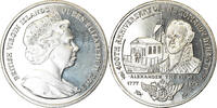 BRITISH VIRGIN ISLANDS Dollar Münze, Franklin Mint, Dynastie Romanov -