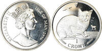 Isle of Man Crown Münze, Elizabeth II, Pobjoy Mint, Chat Sacré de -