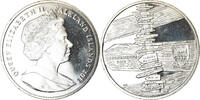 Falkland Islands Crown Münze, Référendum, UNZ, Cupro-nickel, KM:169 -