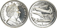 Isle of Man Crown Münze, Pobjoy Mint, 100ème anniversaire du vol -
