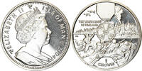 Isle of Man Crown Münze, Elizabeth II, Pobjoy Mint, Ordre de la Rose -