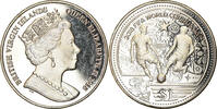 BRITISH VIRGIN ISLANDS Dollar Münze, Franklin Mint, Coupe du monde de -