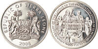 Sierra Leone Dollar Münze, British Royal Mint, Basilique Saint Pierre -