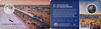 Australien 50 Cents Münze, 50ème anniversaire de l'Indian Pacific -