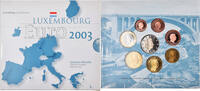 Luxemburg 1 Cent to 2 Euro BU, STGL -