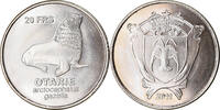 Frankreich 20 Francs Otarie, Iles Saint-Paul et Nouvelle Amsterdam, UNZ -