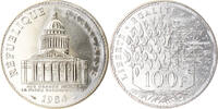 Frankreich 100 Francs Münze, Panthéon, Paris, FDC, STGL, Silber -