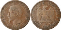 Frankreich 5 Centimes Münze, Napoleon III, Napoléon III, Rouen, S -