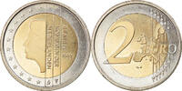 Niederlande 2 Euro Utrecht, BE, UNZ, Bi-Metallic, KM:241 -