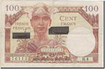 Frankreich 100 Francs 1955-1963 Treasury, Undated (1956), S+, Fayette:42.4 -