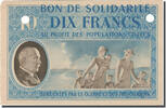 Frankreich 10 Francs Bon de Solidarité, VZ -