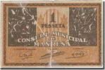 Spanien 1 Peseta Geldschein, valeur faciale, 1937, S+ -